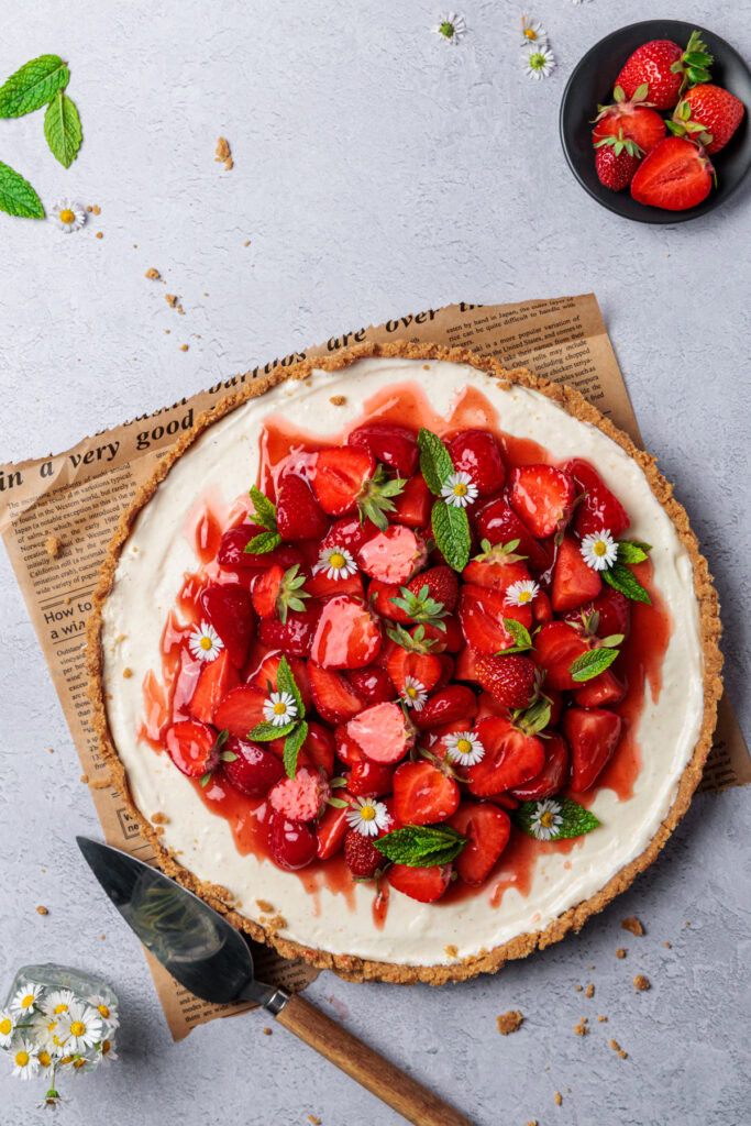 Foodstyling: Erdbeer-Tarte